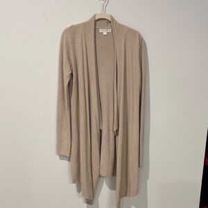 Barefoot Dreams Soft Beige Open Cardigan